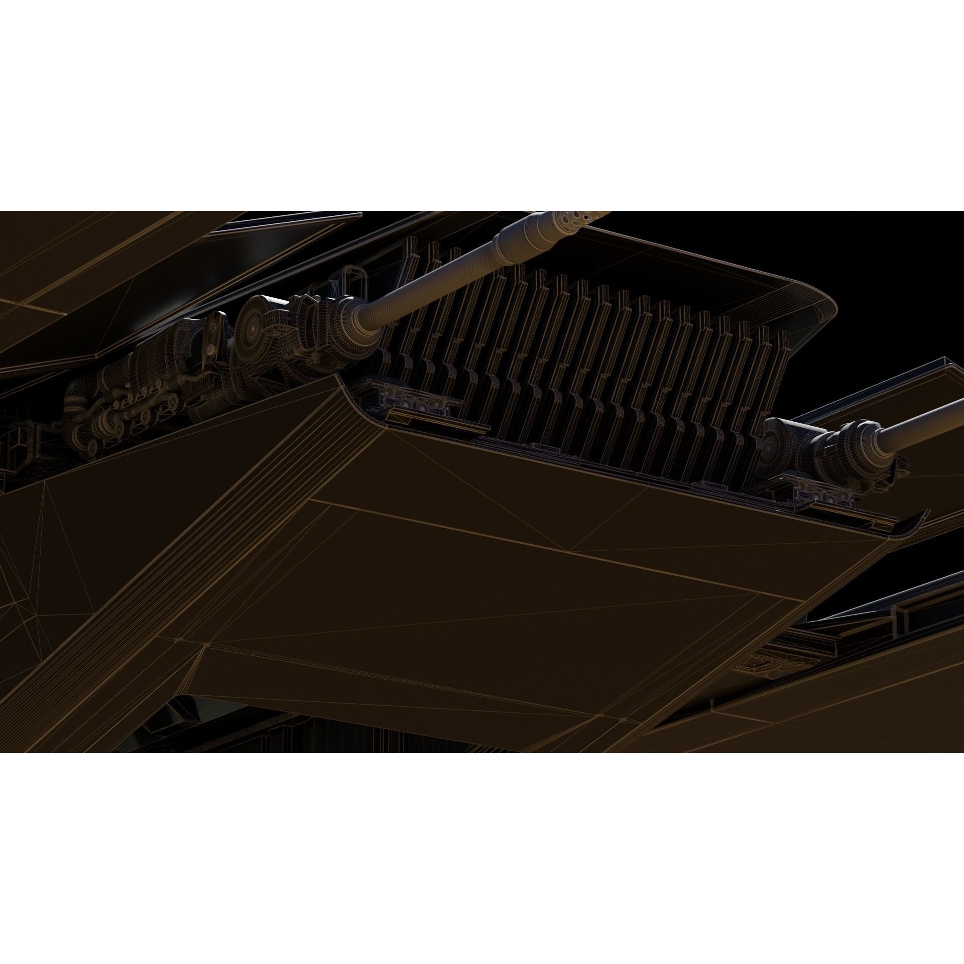 UT-60D U-Wing - Low-Poly Game-Ready 3D Model - View 33