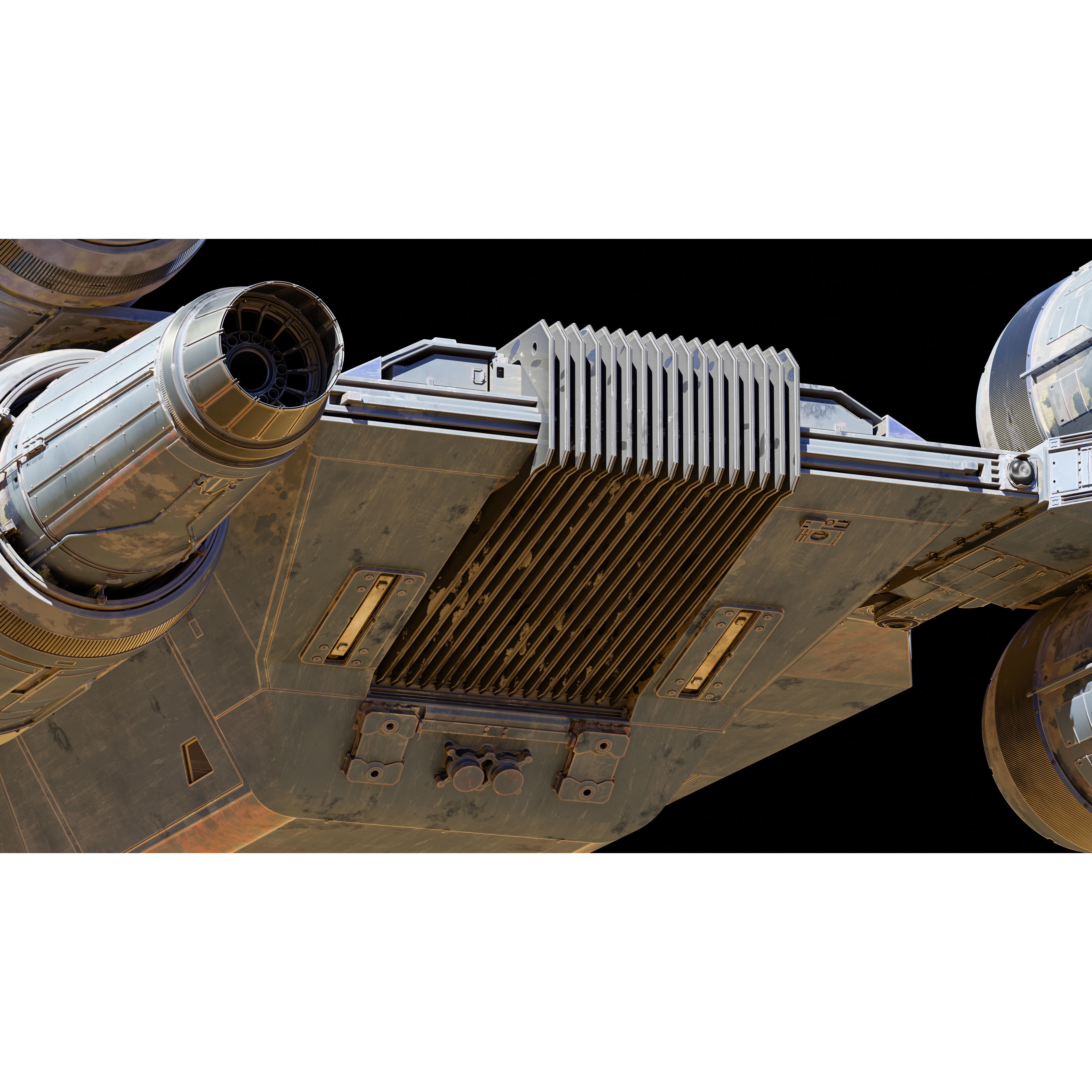 UT-60D U-Wing - Low-Poly Game-Ready 3D Model - View 8
