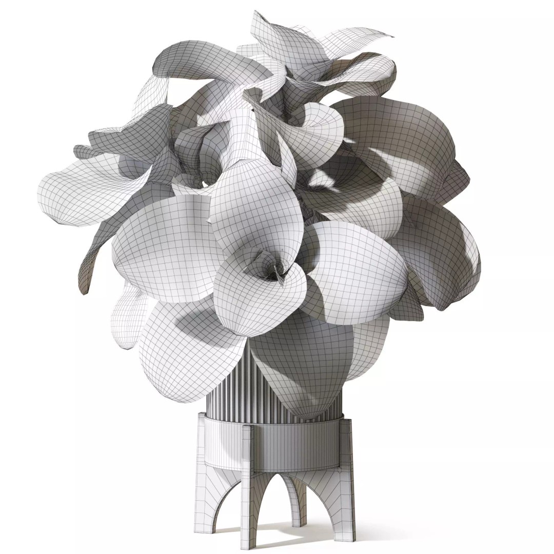 Plant 1304 3D Model – High-Quality PBR Asset for Archviz & Design - View 6