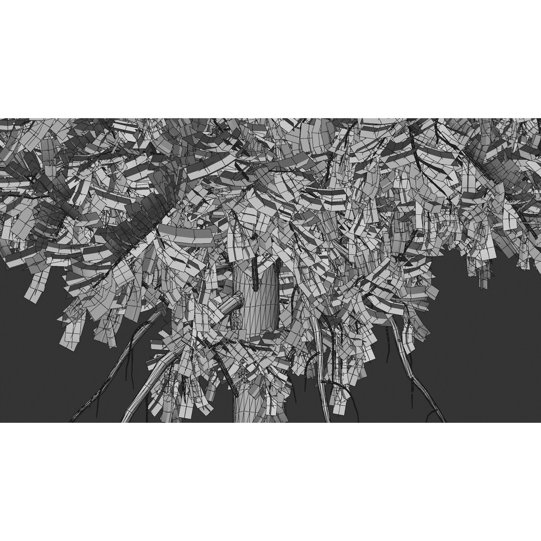 Fir Trees 3D Model – High Poly PBR Conifer Asset, FBX, OBJ, STL - View 11