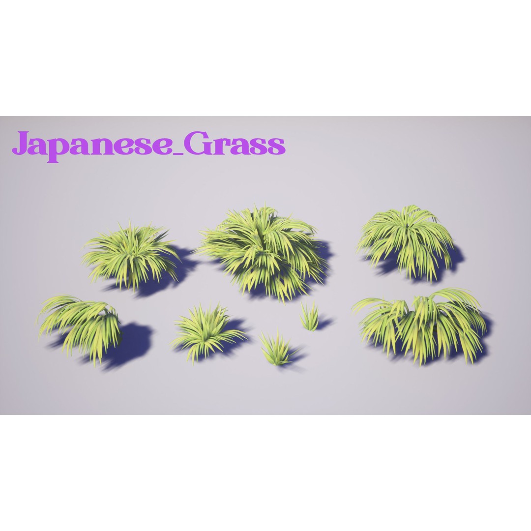 Garden Foliage 3D Model – Low Poly Game Ready Plants, FBX - View 11