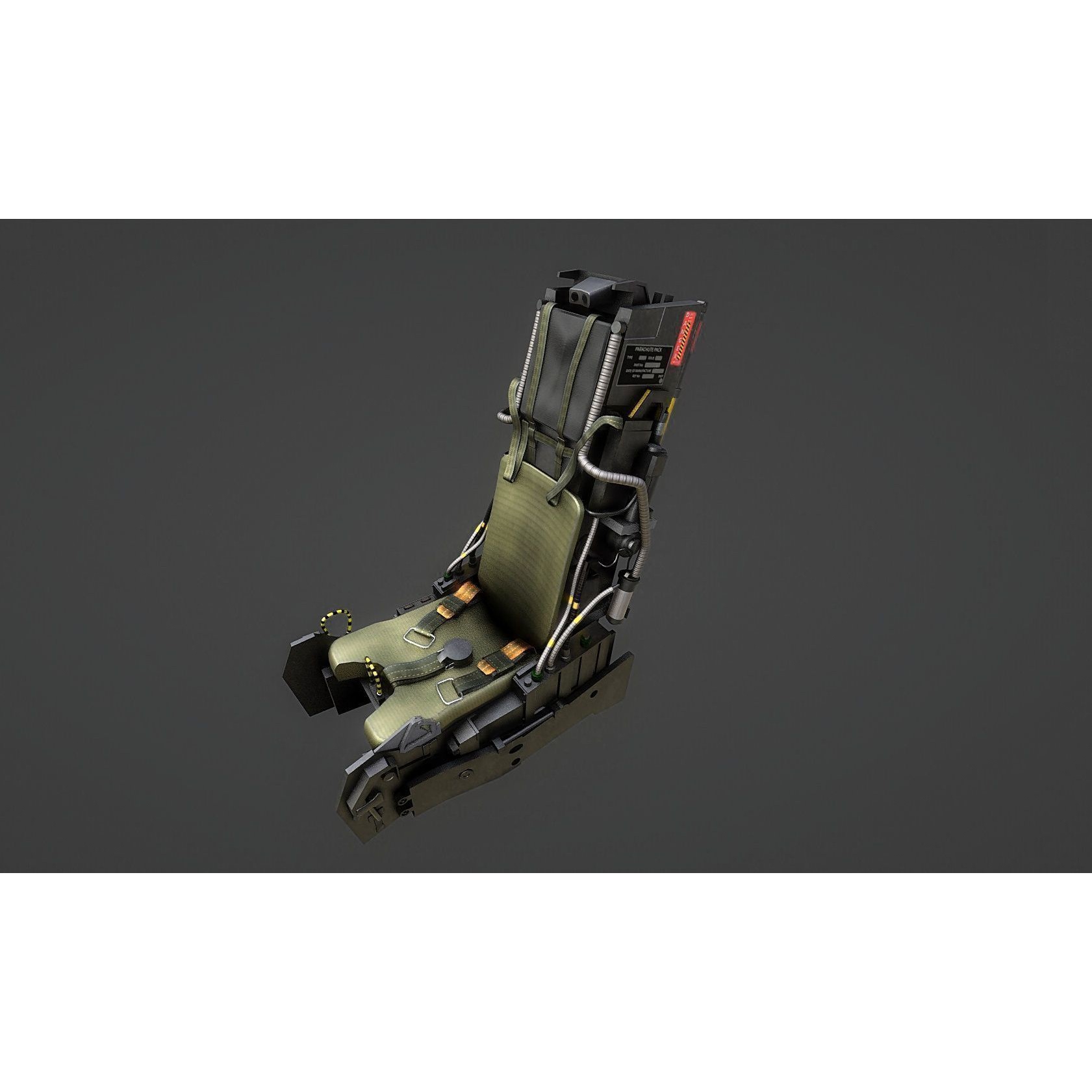 Qatar EuroFighter Typhoon - Low-Poly Game-Ready 3D Model - View 21
