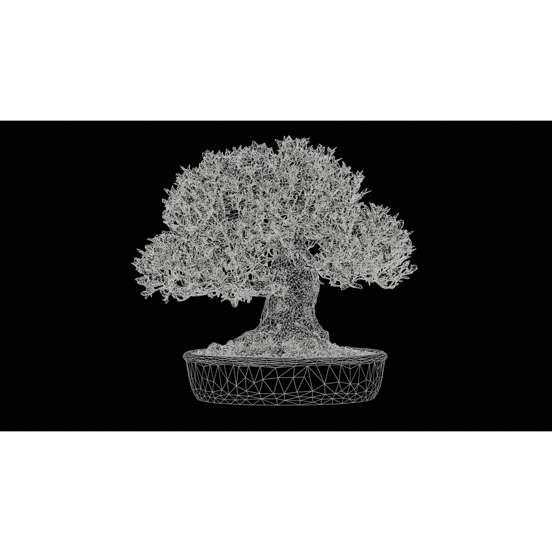 Satsuki Nikko Bonsai Tree 3D Model – Low Poly PBR Asset, FBX, OBJ - View 13