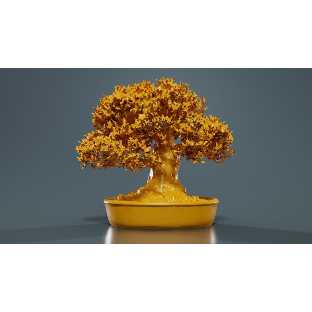 Satsuki Nikko Bonsai Tree 3D Model – Low Poly PBR Asset, FBX, OBJ - View 14