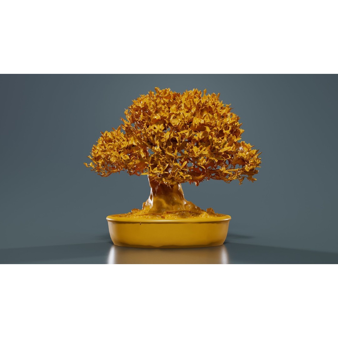 Satsuki Nikko Bonsai Tree 3D Model – Low Poly PBR Asset, FBX, OBJ - View 15
