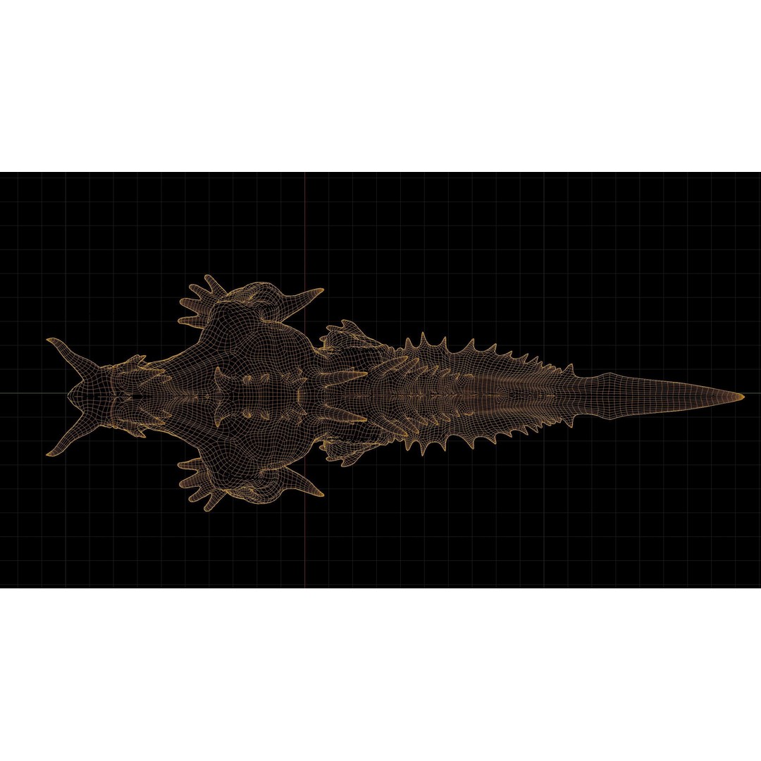 Dragon Alien Creature 3D Model – Low Poly Rigged Asset, FBX - View 21