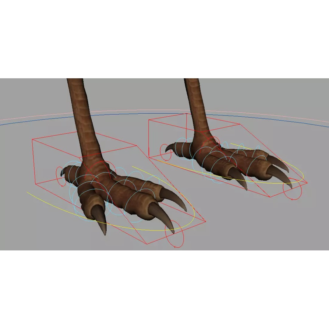 Phoenix 3D Model – Detailed Rigged Bird Asset, FBX, OBJ - View 10