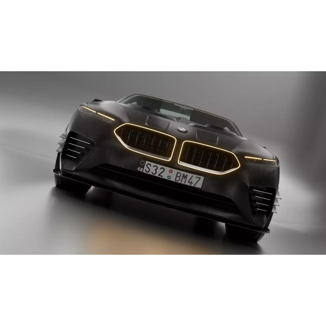 Sportcar Concept Coupe 2026 3D Model – High Detail Low-Poly Asset, Blender - View 36