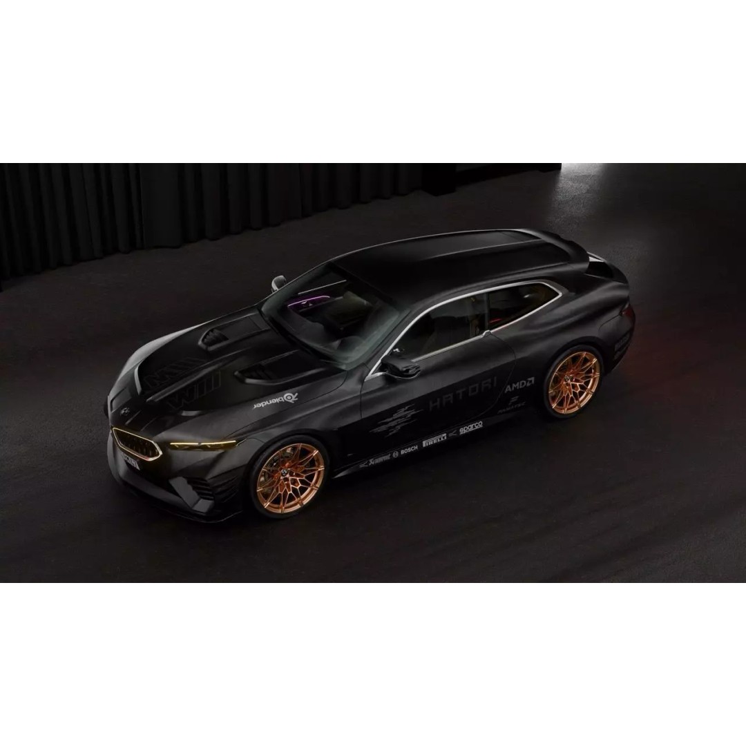 Sportcar Concept Coupe 2026 3D Model – High Detail Low-Poly Asset, Blender - View 40
