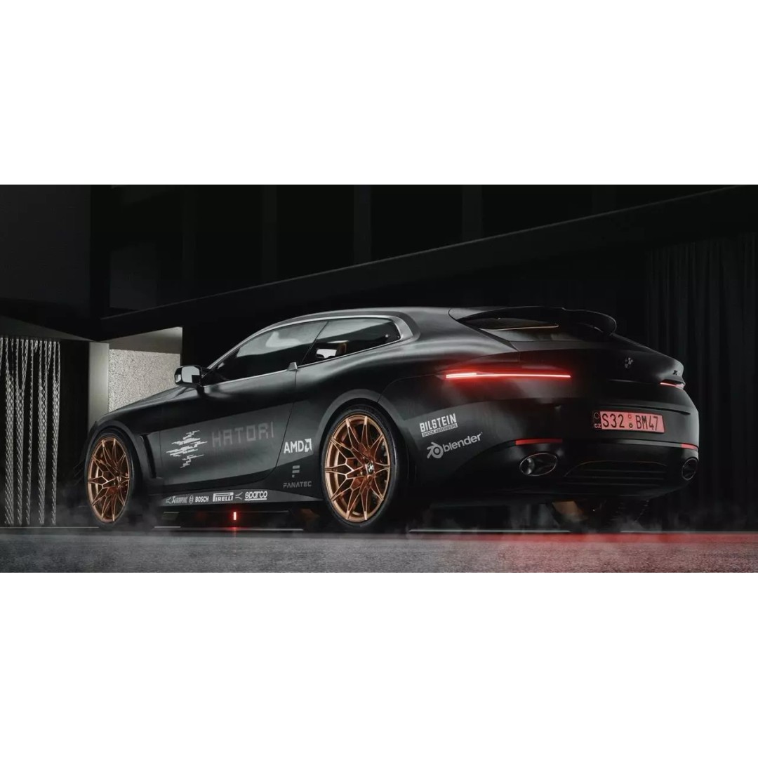 Sportcar Concept Coupe 2026 3D Model – High Detail Low-Poly Asset, Blender - View 43