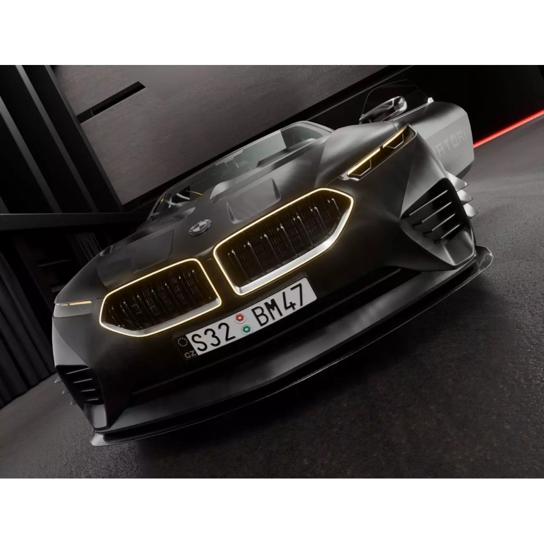 Sportcar Concept Coupe 2026 3D Model – High Detail Low-Poly Asset, Blender - View 60