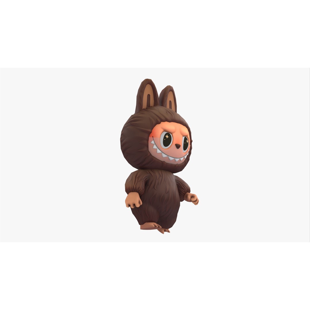 Labubu 3D Model – Nordic Forest Spirit, Game Ready, FBX - View 11
