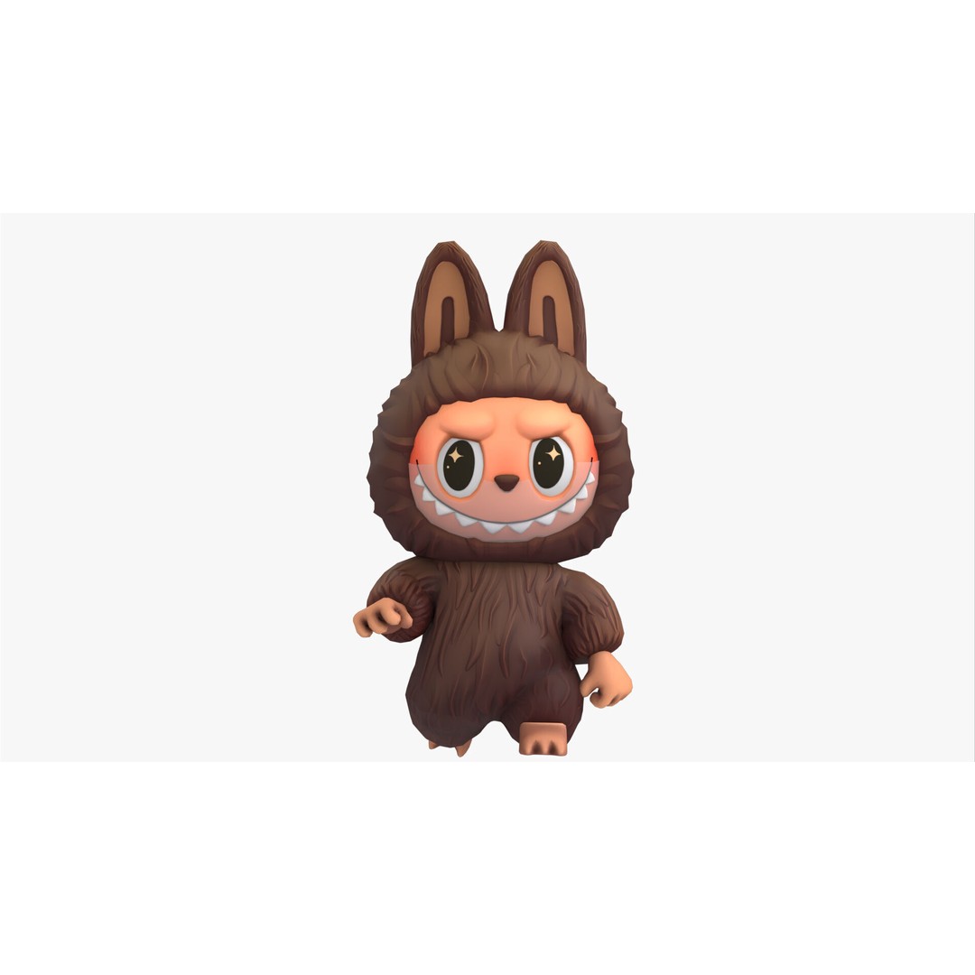Labubu 3D Model – Nordic Forest Spirit, Game Ready, FBX - View 5