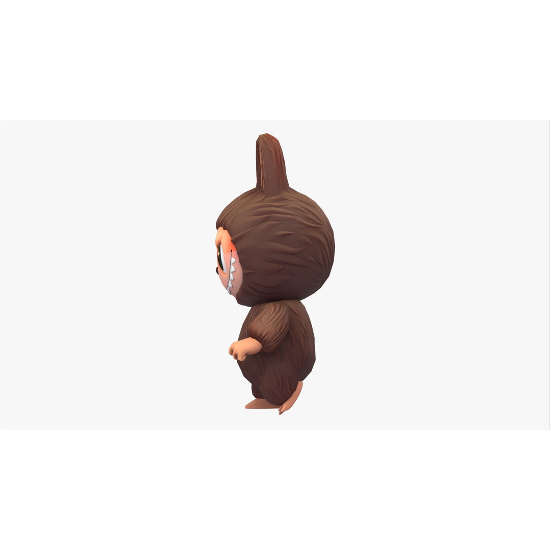 Labubu 3D Model – Nordic Forest Spirit, Game Ready, FBX - View 8