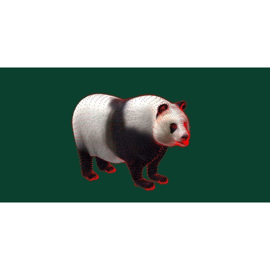 Giant Panda Bear 3D Model – High Poly Game Ready Asset, FBX, PBR - View 8
