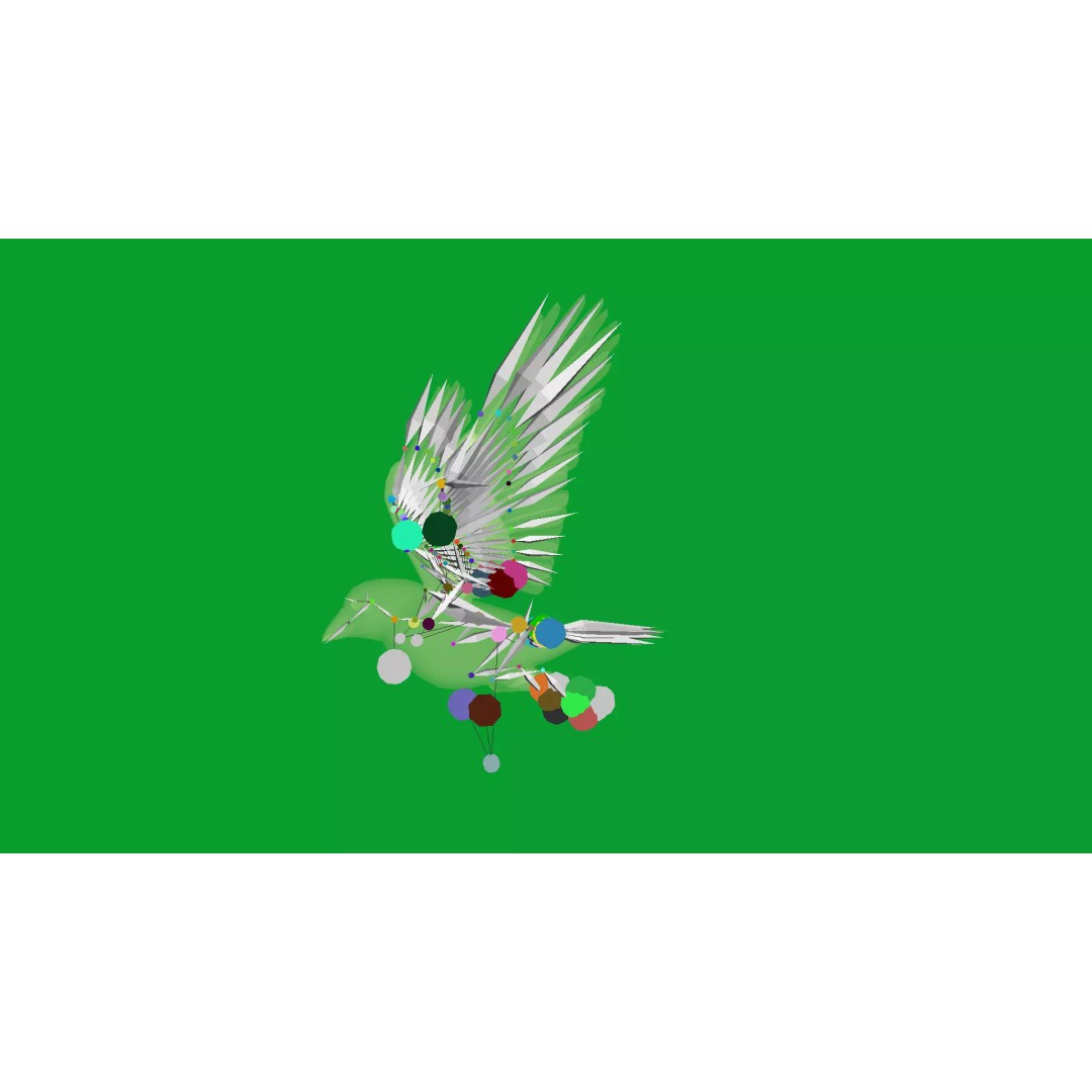 Eurasian Tree Sparrow 3D Model – Low Poly Animated Game Asset, FBX - View 30