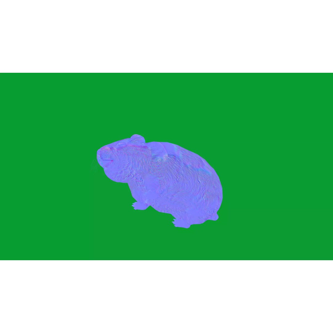 Lemming 3D Model – Low Poly Game Ready Rodent with Animations - View 26