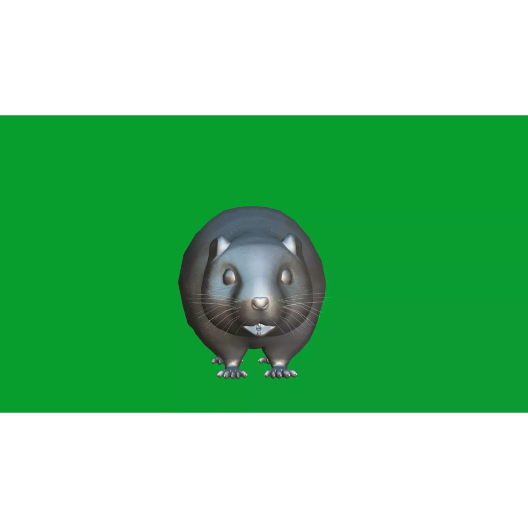 Lemming 3D Model – Low Poly Game Ready Rodent with Animations - View 31