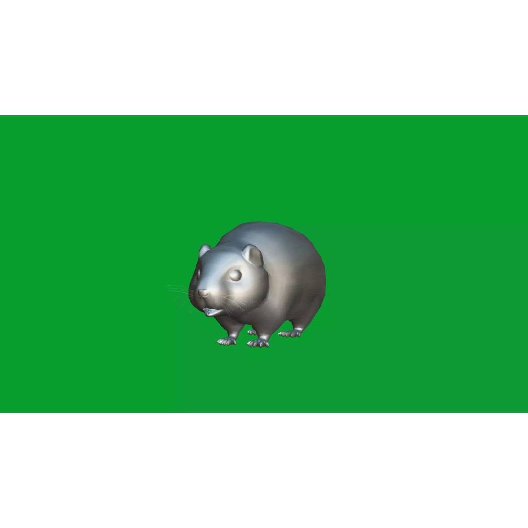 Lemming 3D Model – Low Poly Game Ready Rodent with Animations - View 33