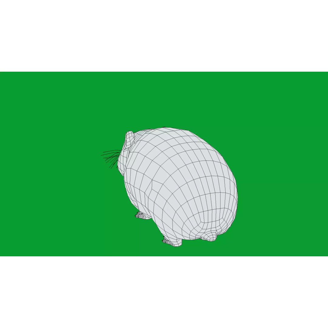 Lemming 3D Model – Low Poly Game Ready Rodent with Animations - View 35