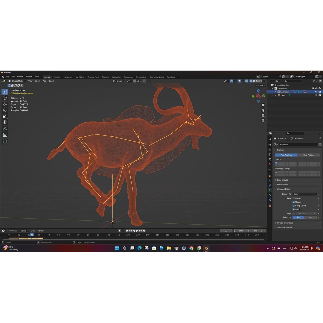 Animals World 3D Model – Rigged PBR Characters for Animation, FBX - View 101