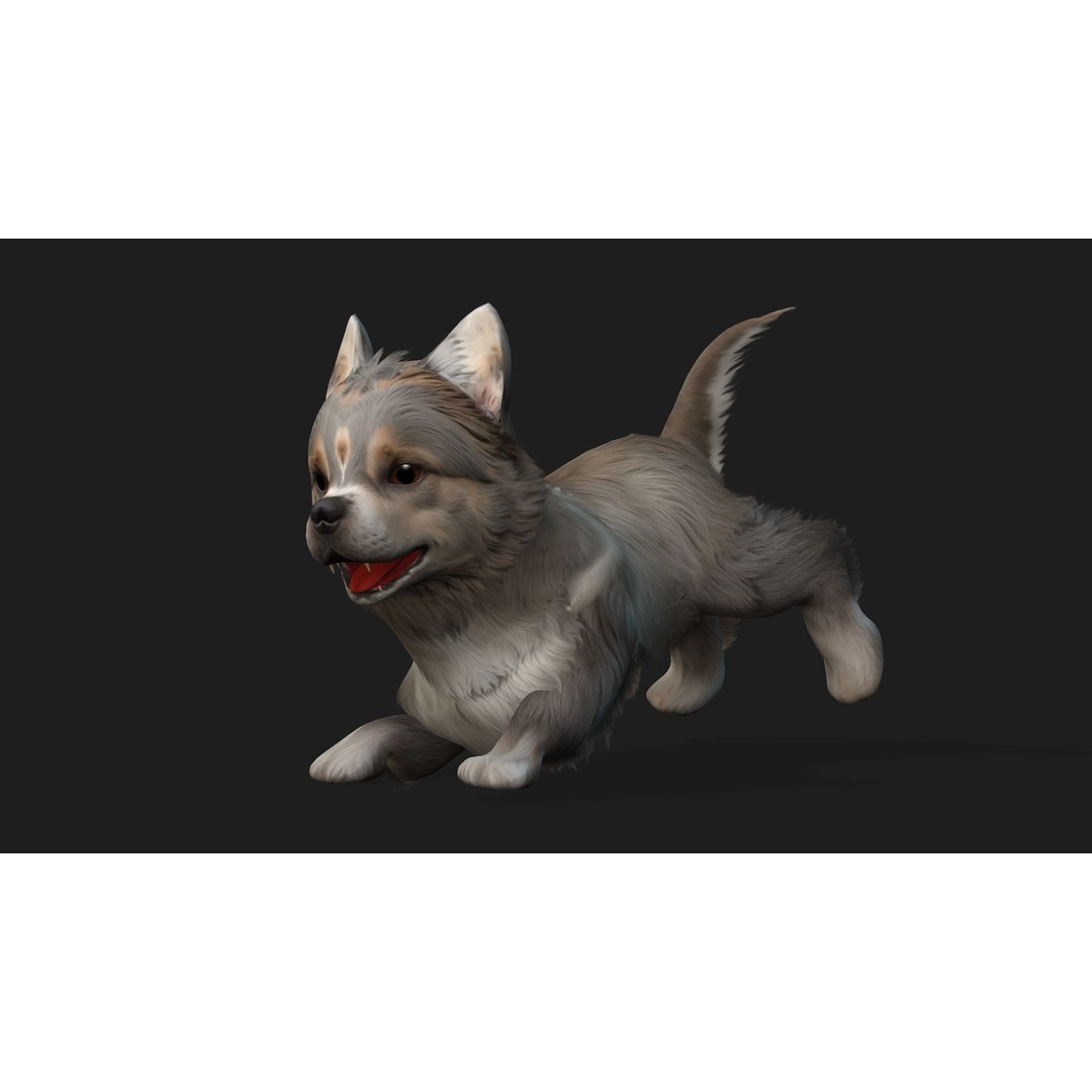 Animals World 3D Model – Rigged PBR Characters for Animation, FBX - View 25