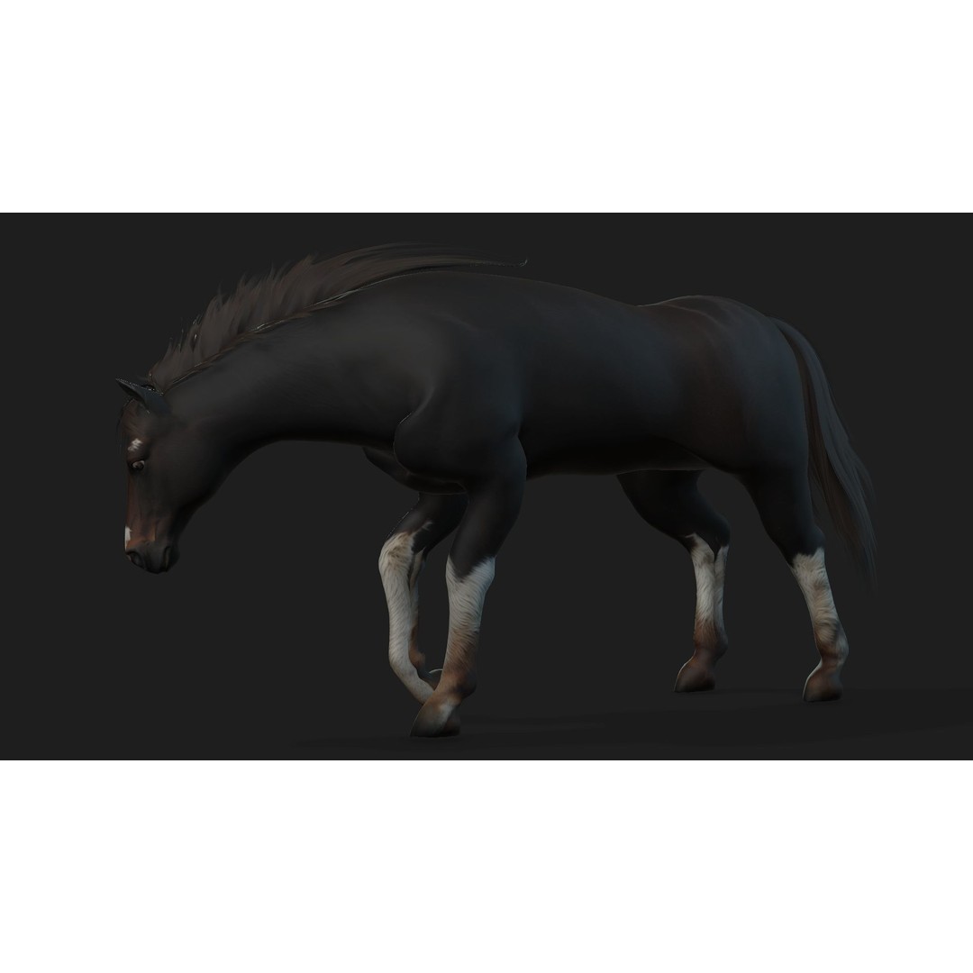 Animals World 3D Model – Rigged PBR Characters for Animation, FBX - View 29