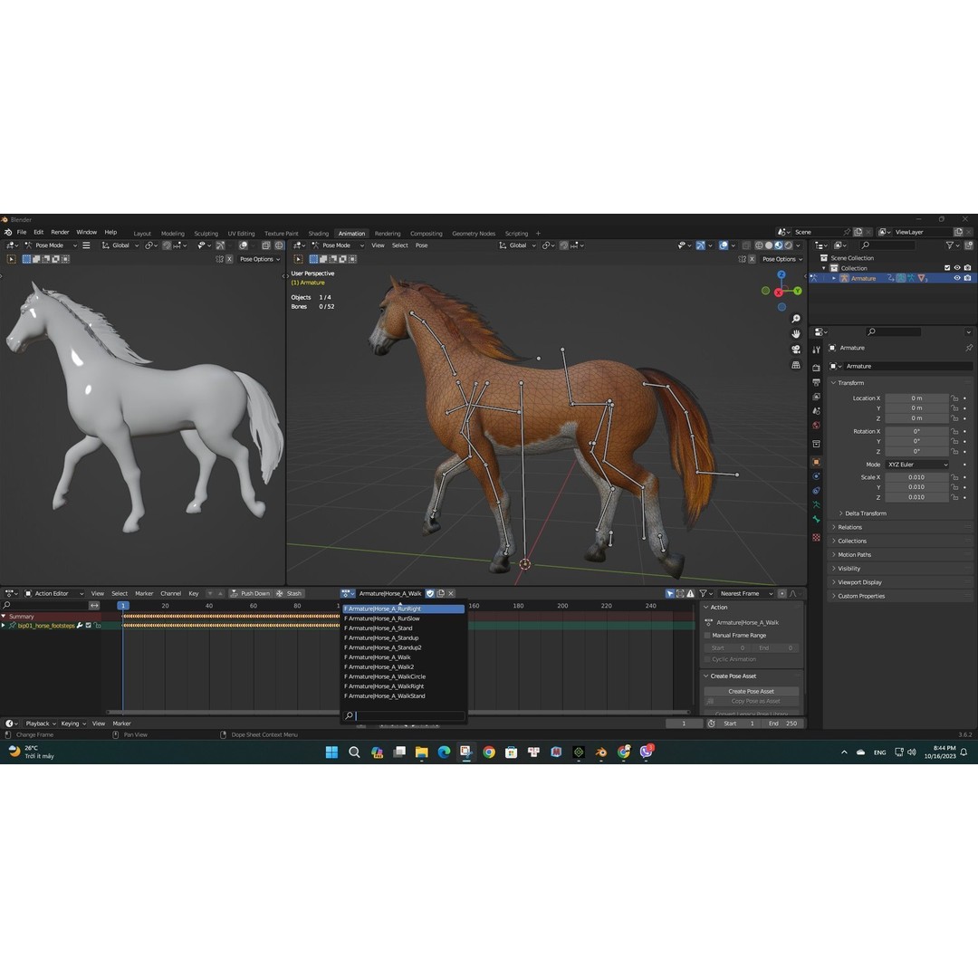 Animals World 3D Model – Rigged PBR Characters for Animation, FBX - View 37