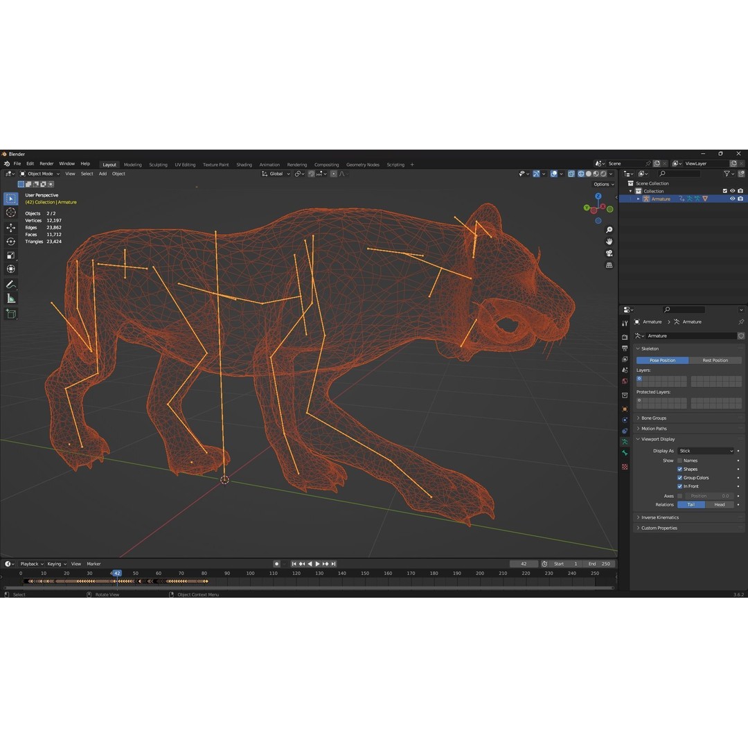 Animals World 3D Model – Rigged PBR Characters for Animation, FBX - View 50