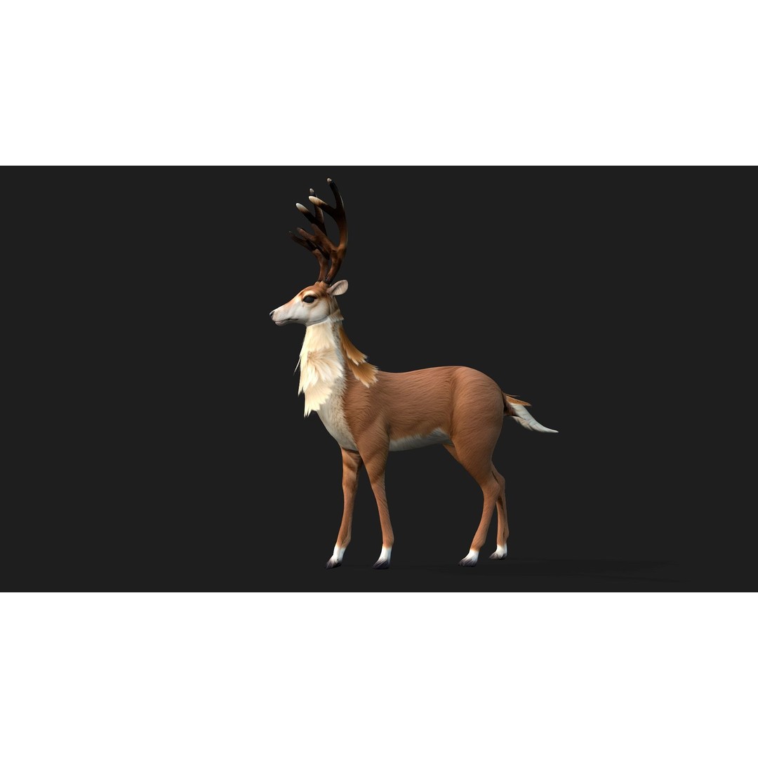 Animals World 3D Model – Rigged PBR Characters for Animation, FBX - View 59