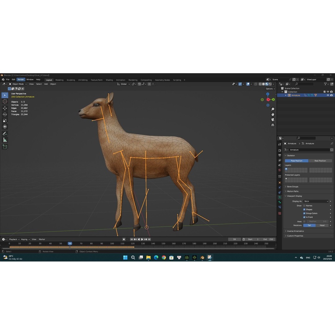 Animals World 3D Model – Rigged PBR Characters for Animation, FBX - View 6