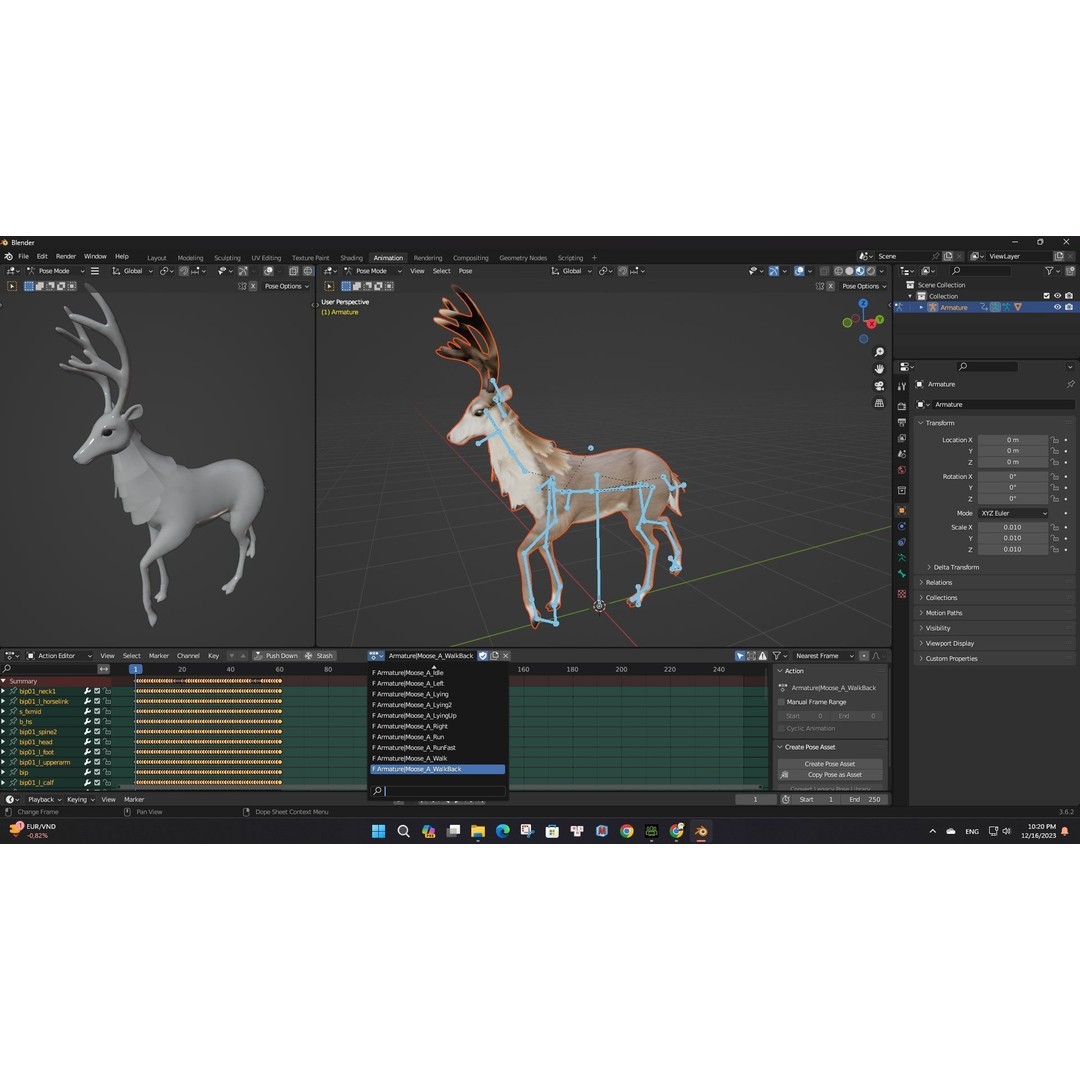 Animals World 3D Model – Rigged PBR Characters for Animation, FBX - View 65