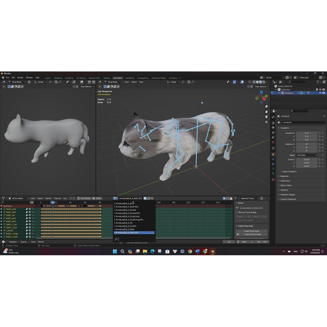 Animals World 3D Model – Rigged PBR Characters for Animation, FBX - View 75