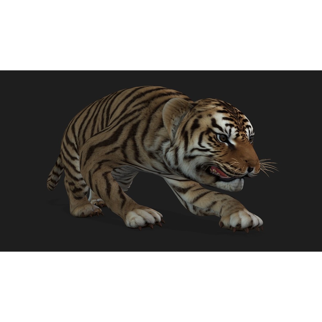 Animals World 3D Model – Rigged PBR Characters for Animation, FBX - View 85