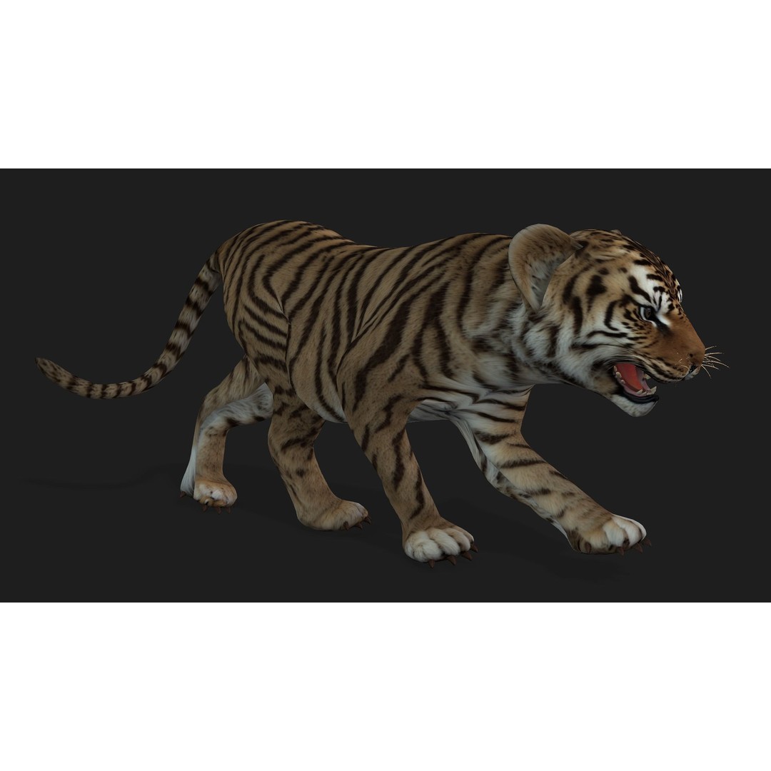 Animals World 3D Model – Rigged PBR Characters for Animation, FBX - View 87