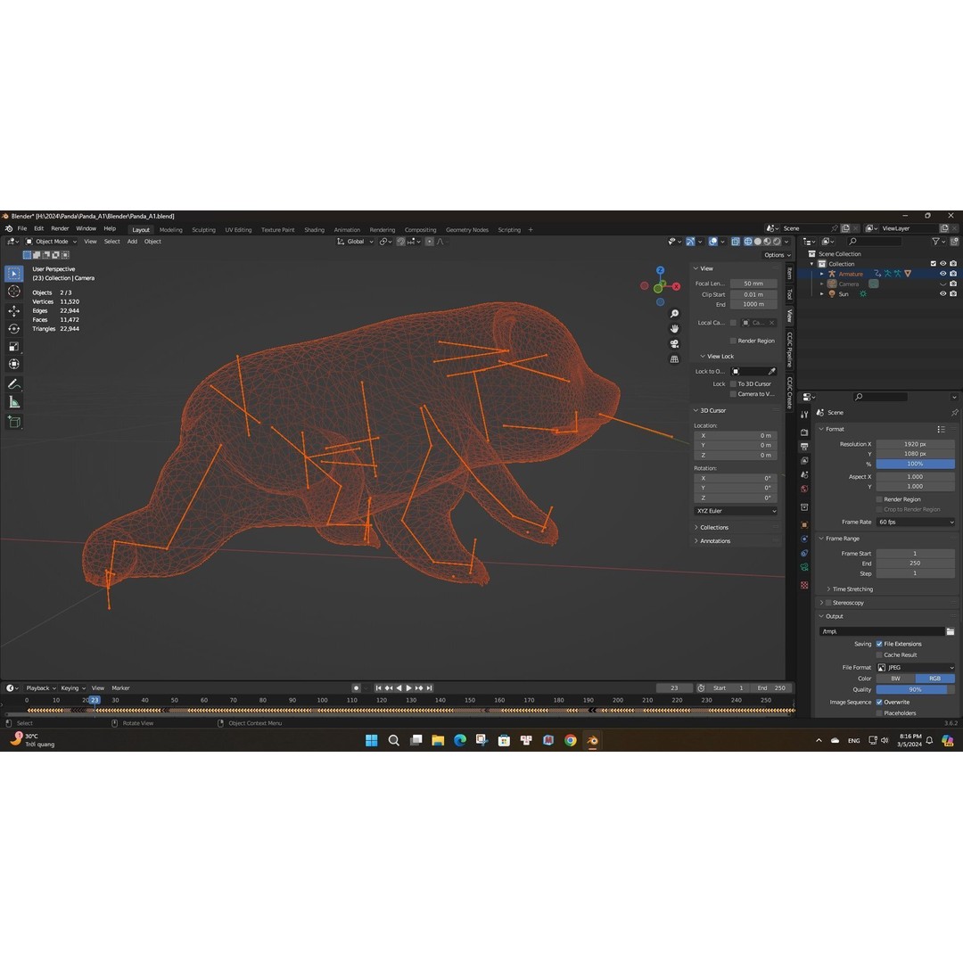 Animals World 3D Model – Rigged PBR Characters for Animation, FBX - View 92