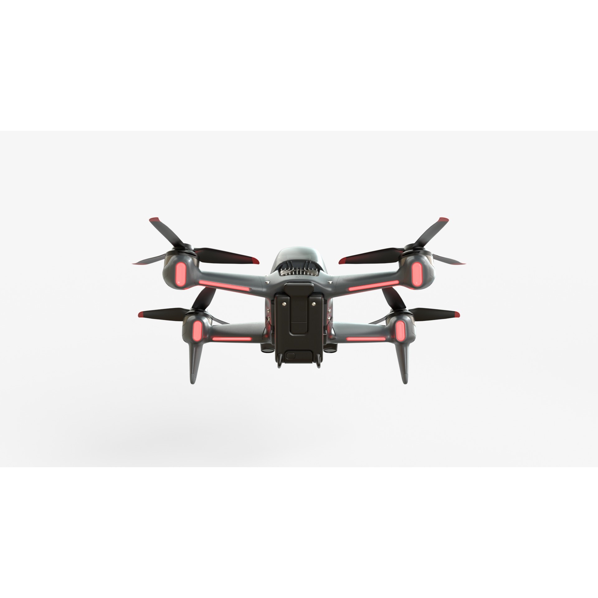 DJI FPV 2024 Drone - Game-Ready 3D Model - View 10