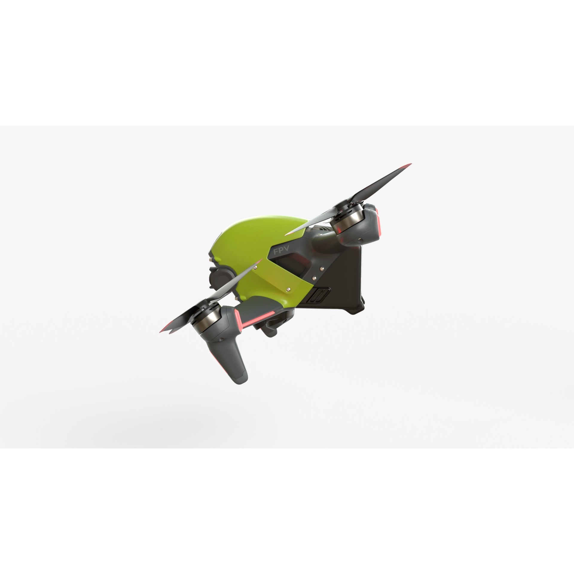 DJI FPV 2024 Drone - Game-Ready 3D Model - View 7