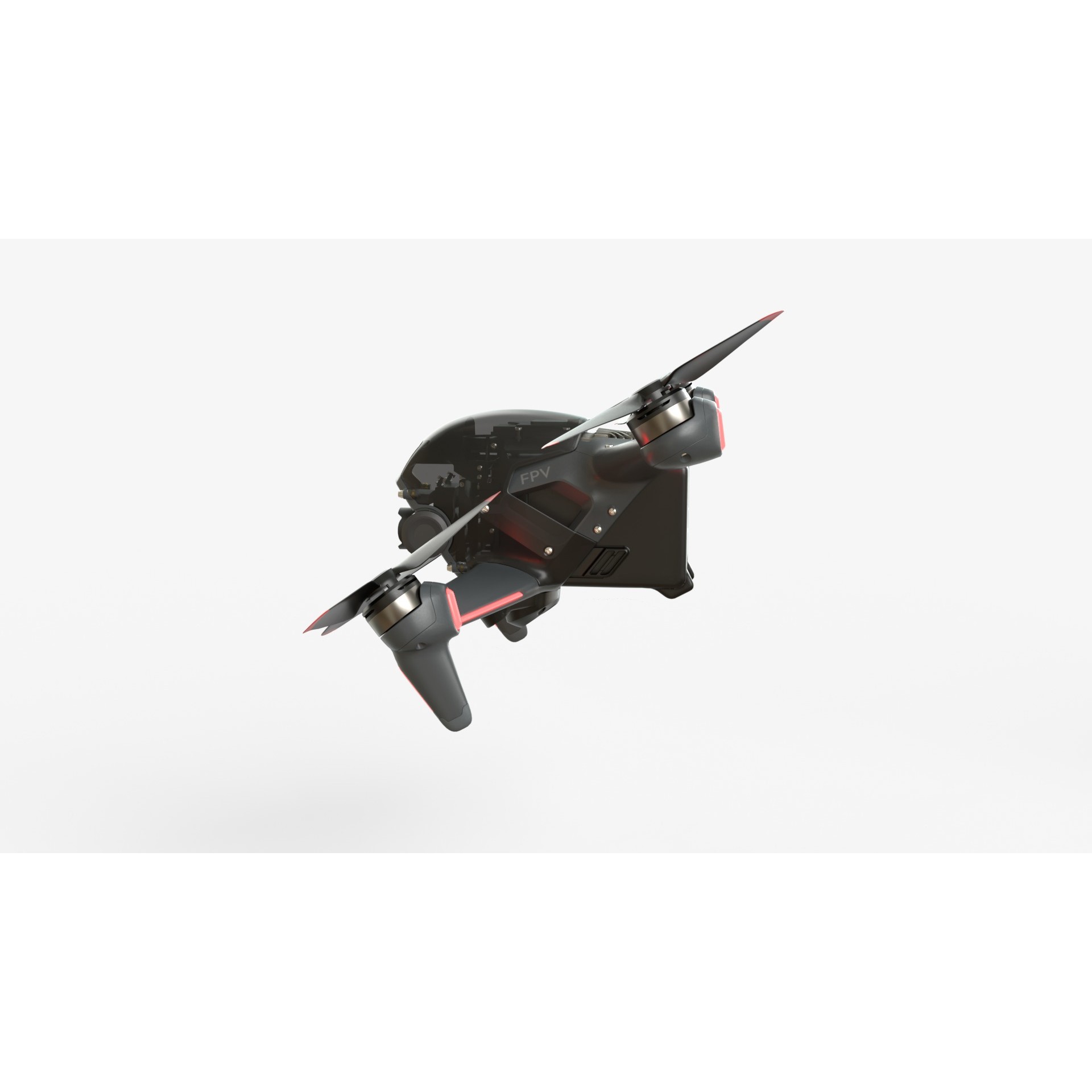 DJI FPV 2024 Drone - Game-Ready 3D Model - View 8