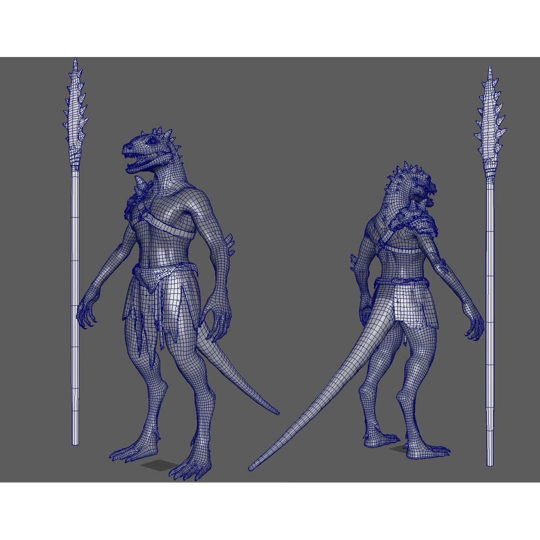 Dragon 3D Model – Low Poly Fantasy Character, FBX & OBJ Formats