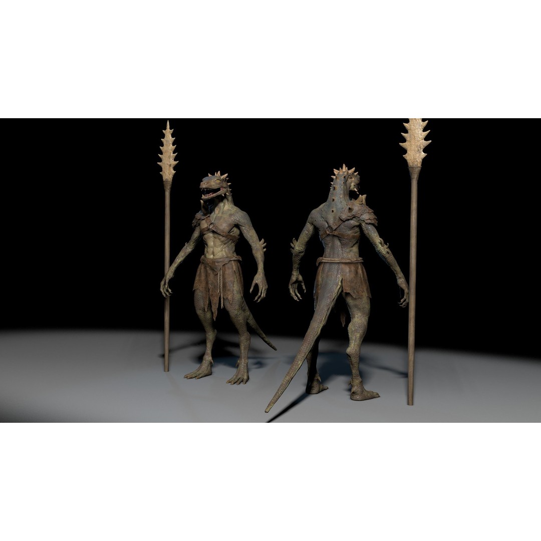 Dragon 3D Model – Low Poly Fantasy Character, FBX & OBJ Formats - View 3
