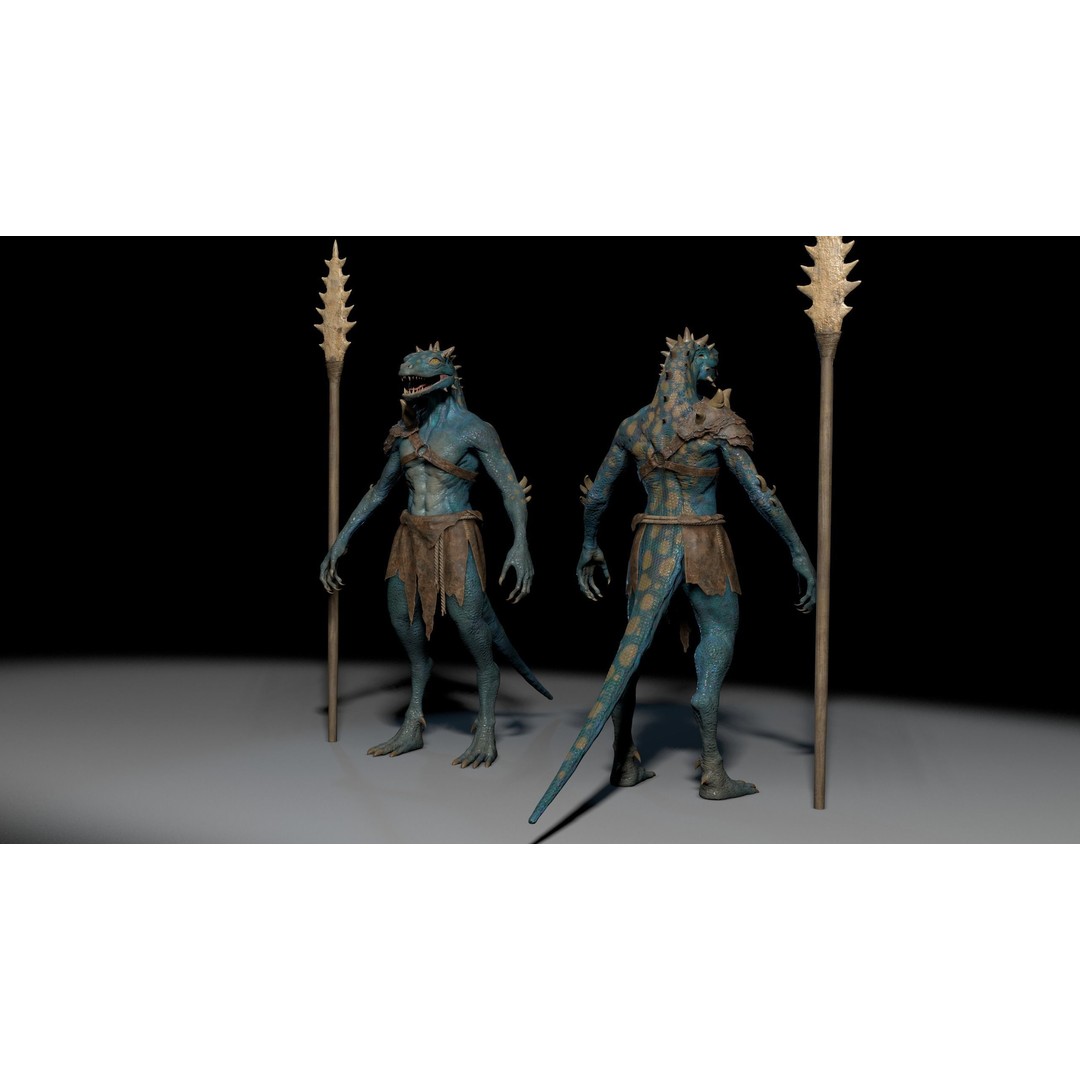 Dragon 3D Model – Low Poly Fantasy Character, FBX & OBJ Formats - View 4