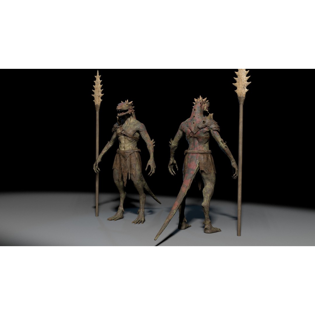 Dragon 3D Model – Low Poly Fantasy Character, FBX & OBJ Formats - View 5