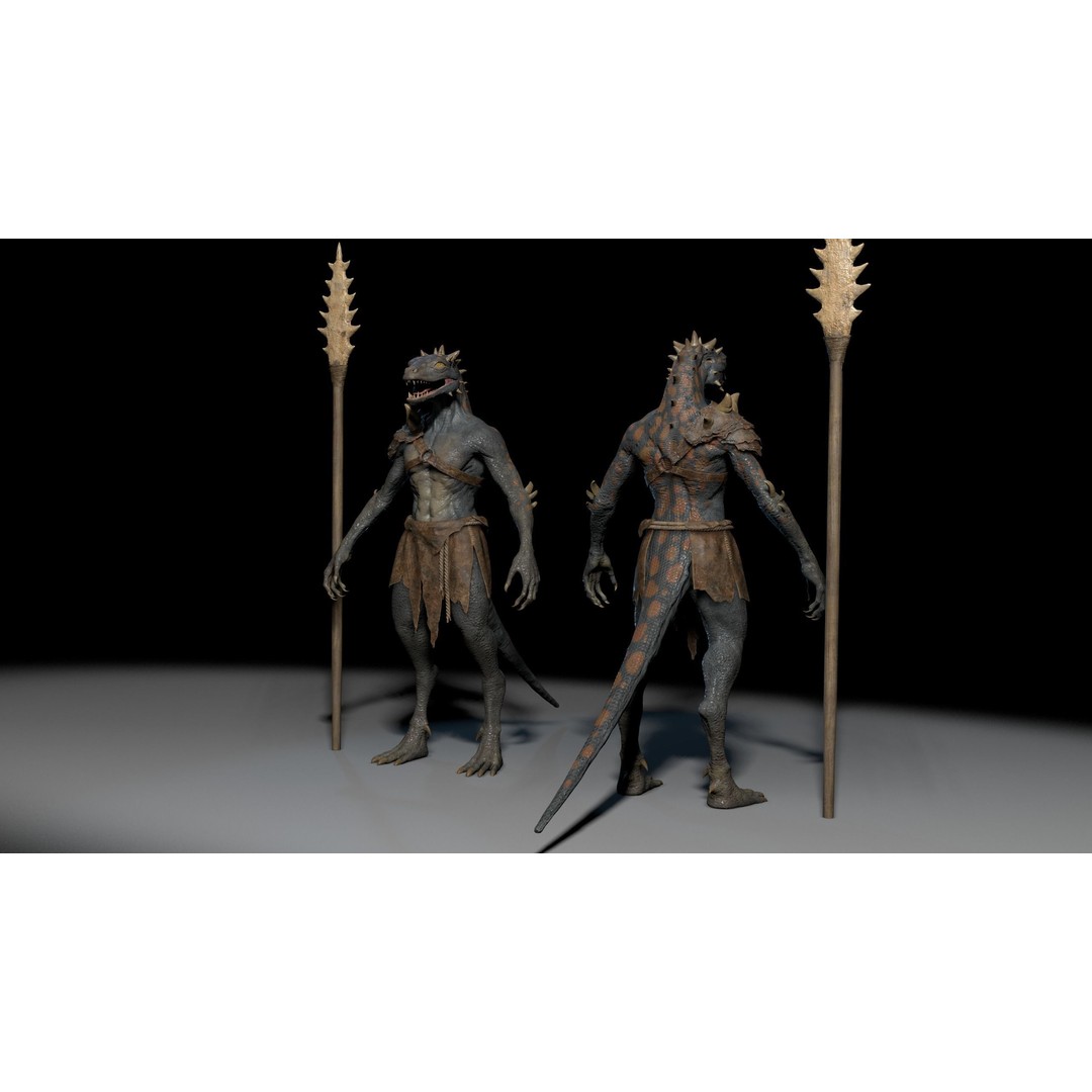 Dragon 3D Model – Low Poly Fantasy Character, FBX & OBJ Formats - View 6