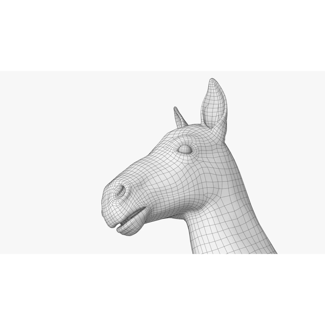 Realistic Horse Foal 3D Model – High Poly PBR Asset, FBX & OBJ - View 32