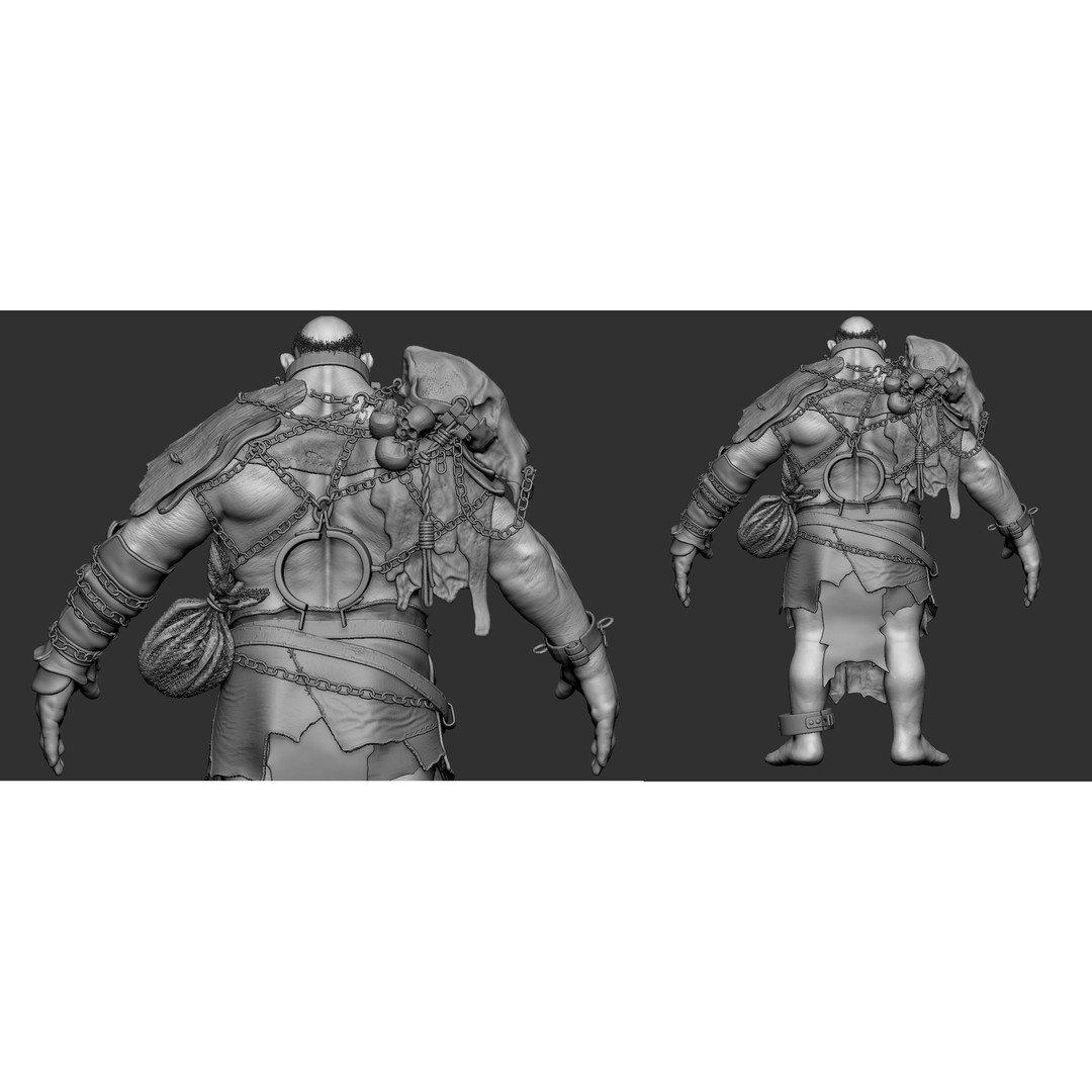 Mountain King Ogre 3D Model – Low Poly Game Asset, FBX - View 18