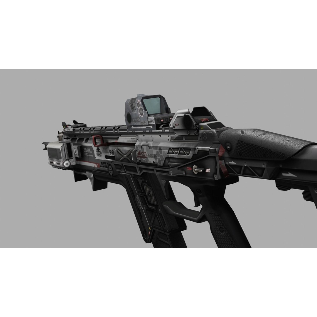 Sci-Fi Character 3D Model – Low Poly Game Ready, Rigged, FBX - View 11