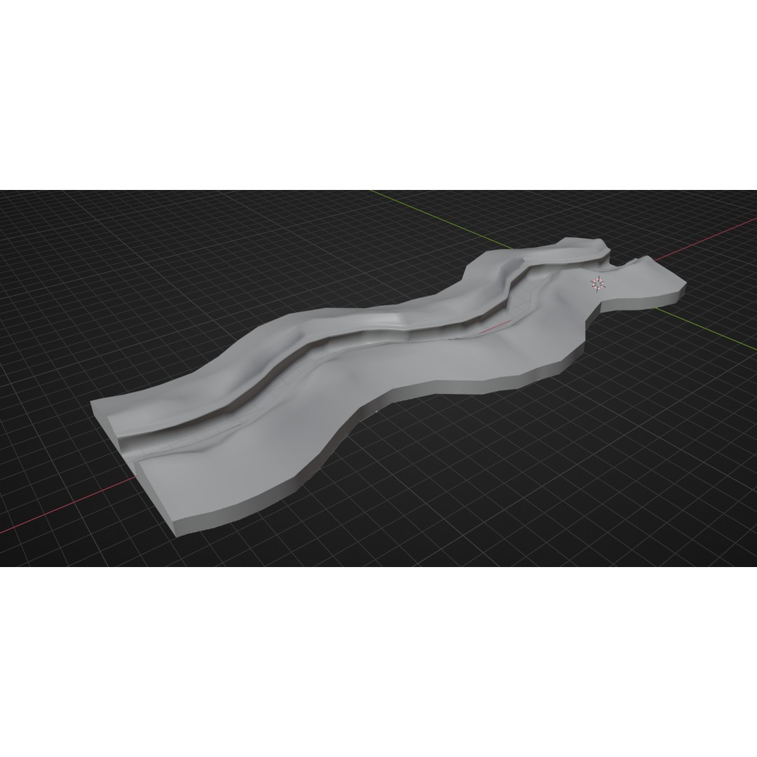 Ukraine Trenches 3D Model – Low Poly Military Asset, FBX - View 14