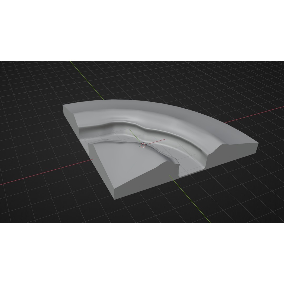 Ukraine Trenches 3D Model – Low Poly Military Asset, FBX - View 6
