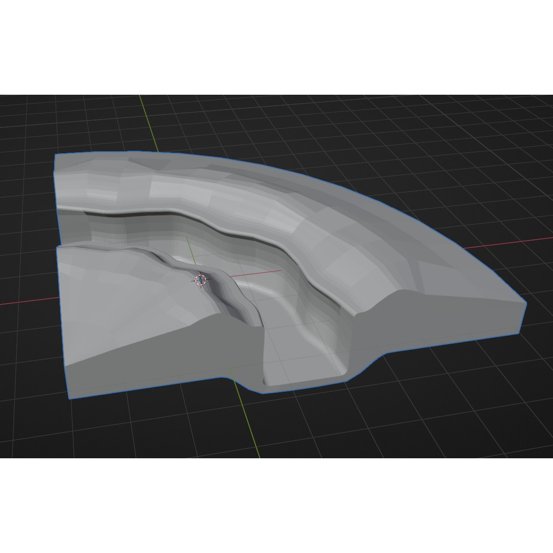 Ukraine Trenches 3D Model – Low Poly Military Asset, FBX - View 8